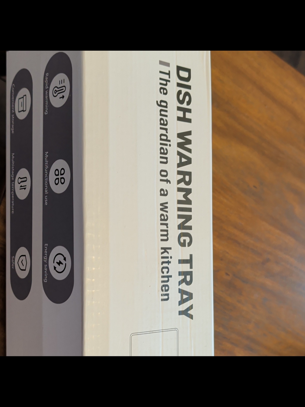 Dish Warming Tray - White